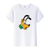 Casual Cartoon Goofy Pluto Clothes Plus Size T-shirt Summer White Tees 90S Tops Harajuku Blouses Tshirt Unisex