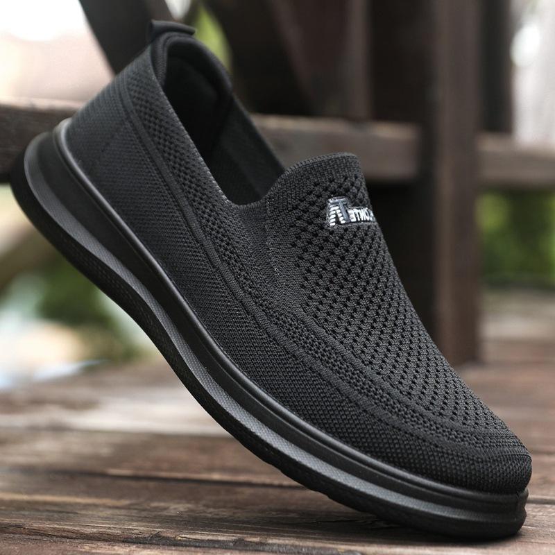 Low-top shoes soft-soled cloth shoes men's shoes spring and autumn single comfortable men's breathable shoes