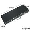 Black and Silver Aluminum Texas Hold'em Chip Storage Case