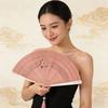 Hollowed-out Mini Shell Fan Bamboo Frame Retro Handheld Fan Folding Bamboo Hand Fan  Women's Use