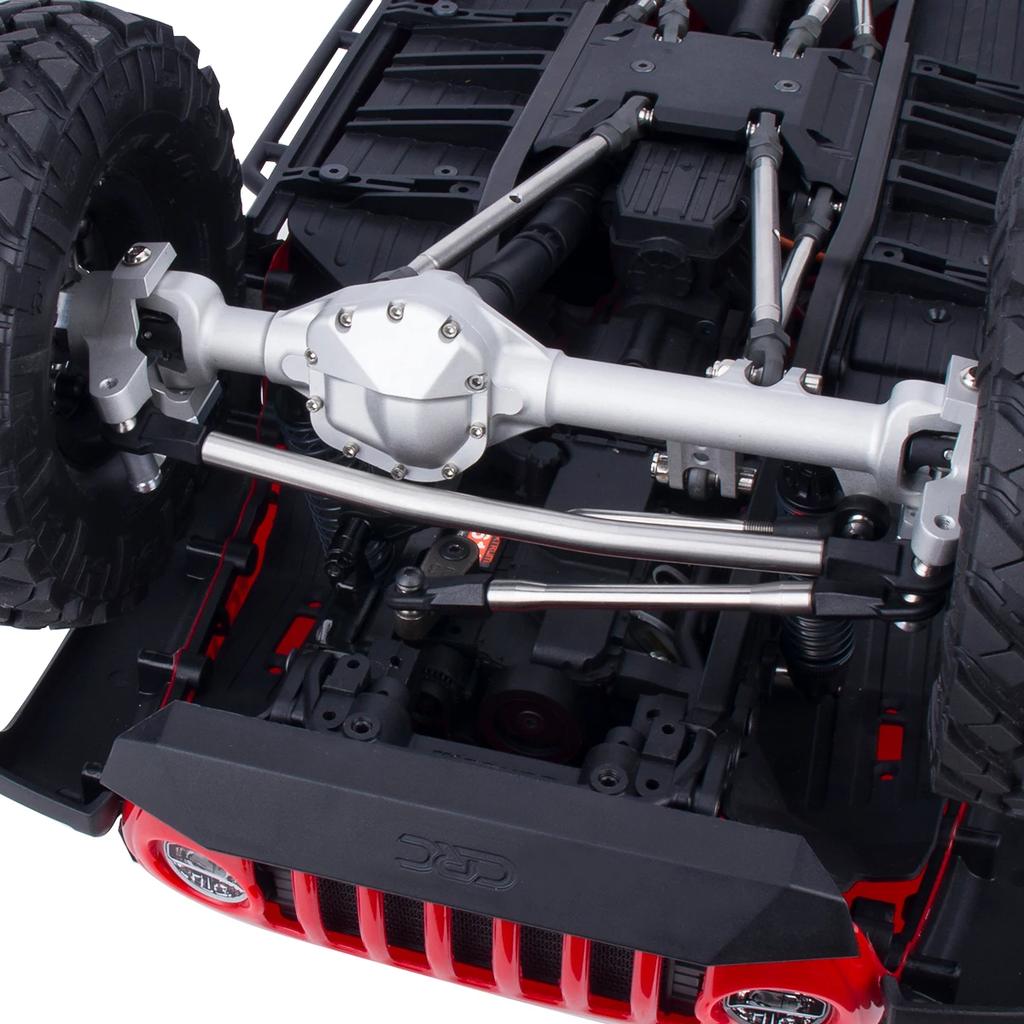 Aluminum One Piece Construction Front Rear Offset Straight Axle Set for 1/10 RC Crawler Axial SCX10 II VS4-10 Rock Trucks Parts