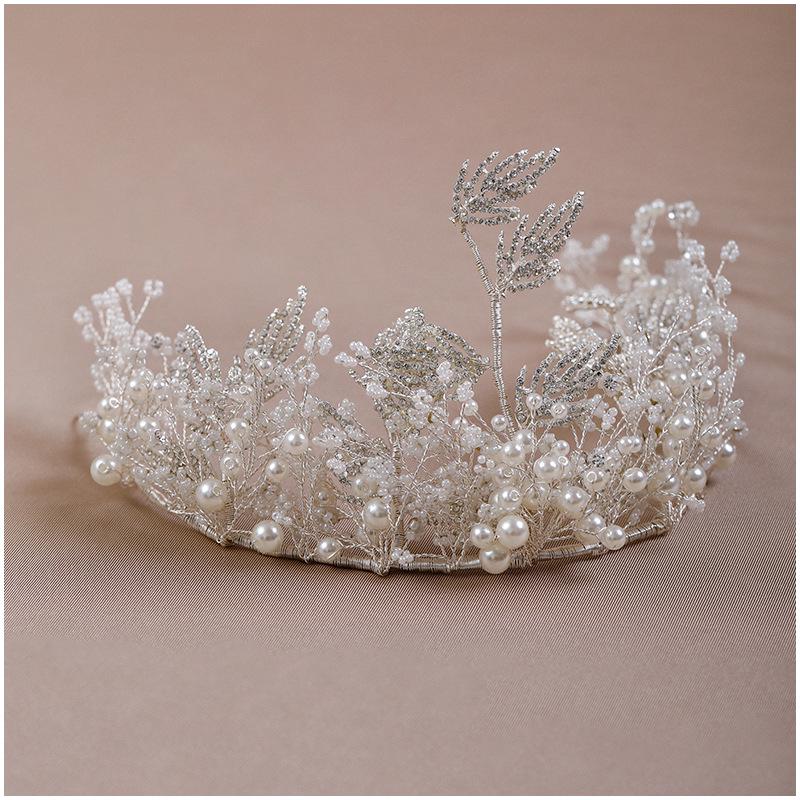 High-End Handmade Luxury Bridal Headband for Wedding Styling