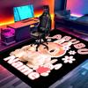 Custom Name Personalized Labubu Print Carpet, Versatile Home Decor Rug, for Playroom, Apartment, Balcony, Entryway, Hallway Gift