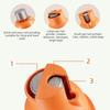Portable Electric Pet Nail File Carrot Shape Two Speed Settings Pet Nail Grinder Quiet Operation Pet Toenail For Dogs Cats