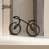 Geschenke für Radsportbegeisterte 3D-gedrucktes Fahrrad-Ornament Schreibtisch-Abstrakte Fahrradskulptur Kreative Künstlerische PLA-Statue Figur Moderne Minimalistische Dekoration