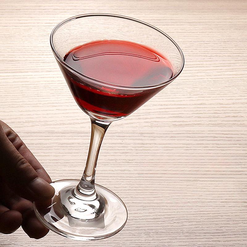 Triangle Glass Cocktail Glass Martini Creative Tall Glass Bar Classic Mixers
