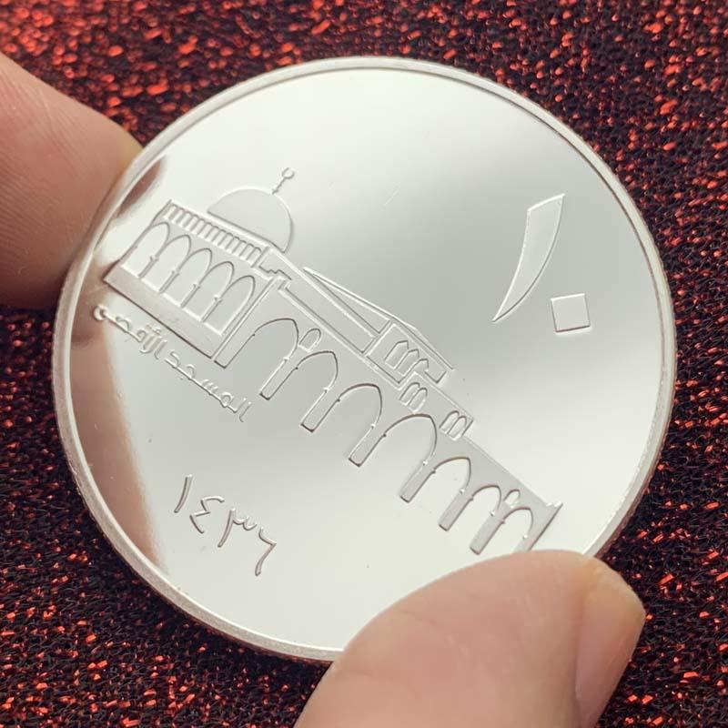 Saudi Arabia, gold-plated commemorative medals, reliefs, figurines, one handed coins, castle gold coins, commemorative coins