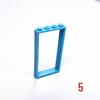 High-end MOC Mini Model City Building Blocks: Door & Window Parts