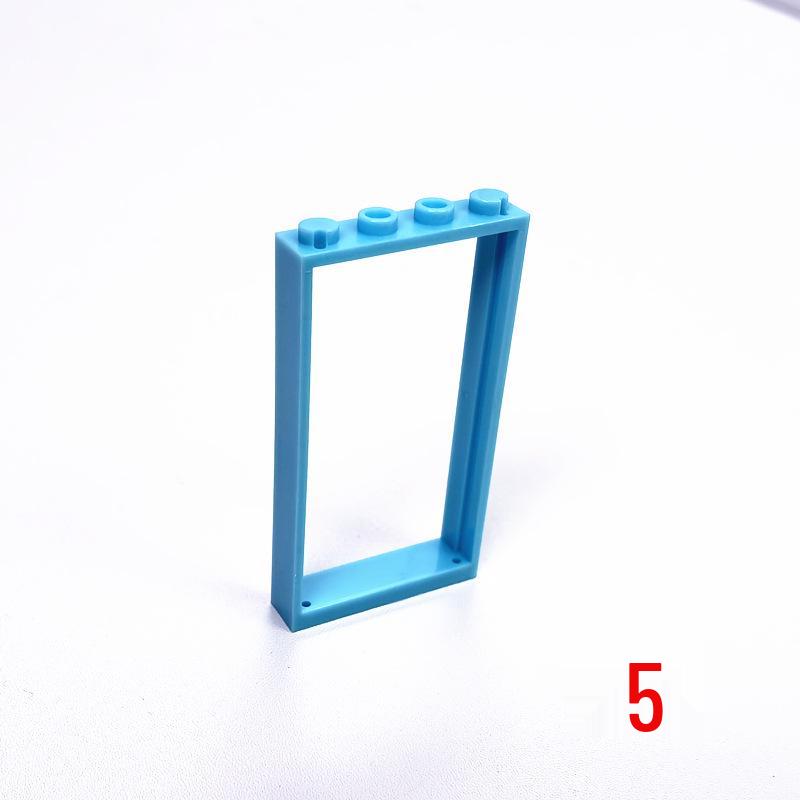 High-end MOC Mini Model City Building Blocks: Door & Window Parts