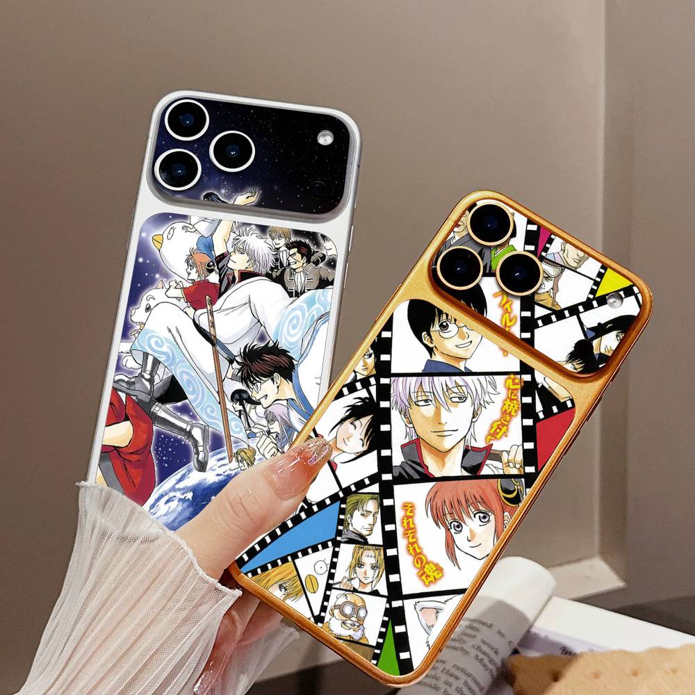 Funny Anime GINTAMA Protective Back Wrap Skin Decal Sticker For IPhone 17 Pro 17 Pro Max