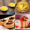 Egg Tart Molds, 3Inch Mini Tart Pans Removable Bottom, Cupcake Cake Muffin Mold Tin Pan Baking Tool (20 Pcs )
