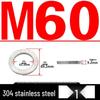 Double-Stacked Interlocking Toothed Anti-Slip Lock Washer 304 Stainless Steel DIN25201