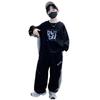 Boys' Spring Sportswear Hoodie Set: Trendy Long Sleeve Two-Piece for Kids 2026