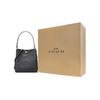 Coach Charlie 26 Unifarbene Magnetverschluss Leder Eimer Tasche Damen Taschen Schwarz 55200-GDBLK