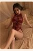Plus Size Lace Role-Play Lingerie Bodysuit
