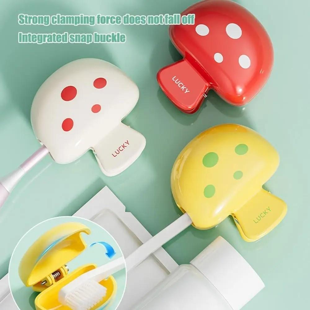 4pcs Plastic Toothbrush Protective Cover Cartoon Dustproof Head Cover  Bathroom Accessories