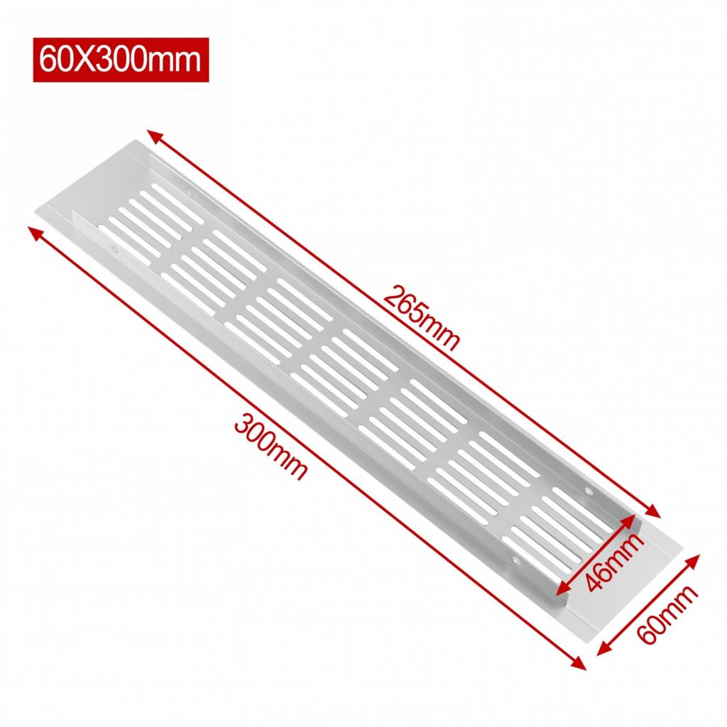Lüftungsgitter Aluminiumlegierung Qualitätsmaterial Silber