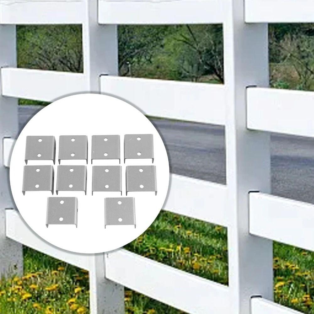Iron Fence Panel Clips Anti Rattling U-shaped Clips  Mailbox Signs Installation