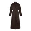 Halloween Unifarbene Priester Kostüm cos Kleidung Halloween Priester Mittelalter Retro cosplay Kleidung