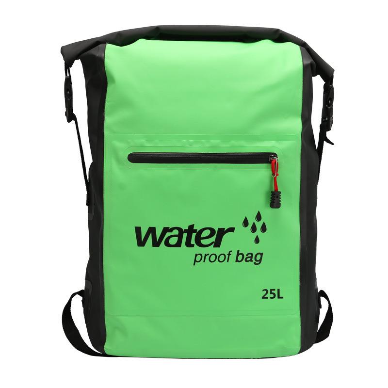 Outdoor Waterproof Multipurpose Backpack for Rafting, Mountaineering, and Swimming with Folding Water Bladder