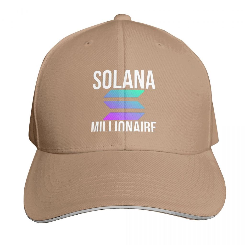 Solana Crypto Solana Cryptocurrency SOL Cap Fashion Casual Baseball Caps Adjustable Hat Hip Hop Summer Unisex Baseball Hats