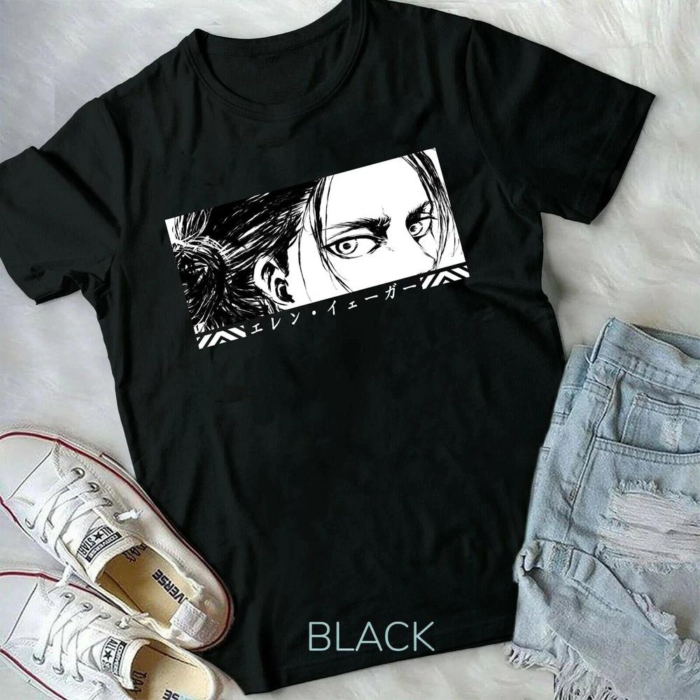 Attack On Titan Season 4 Eren Tatakae AoT Anime Eren Yeager Unisex TShirt S