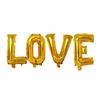 50pcs Letter Balloon Aluminum Foil 50 Cm Bright Gold Silver Aluminum Film Letter Balloon