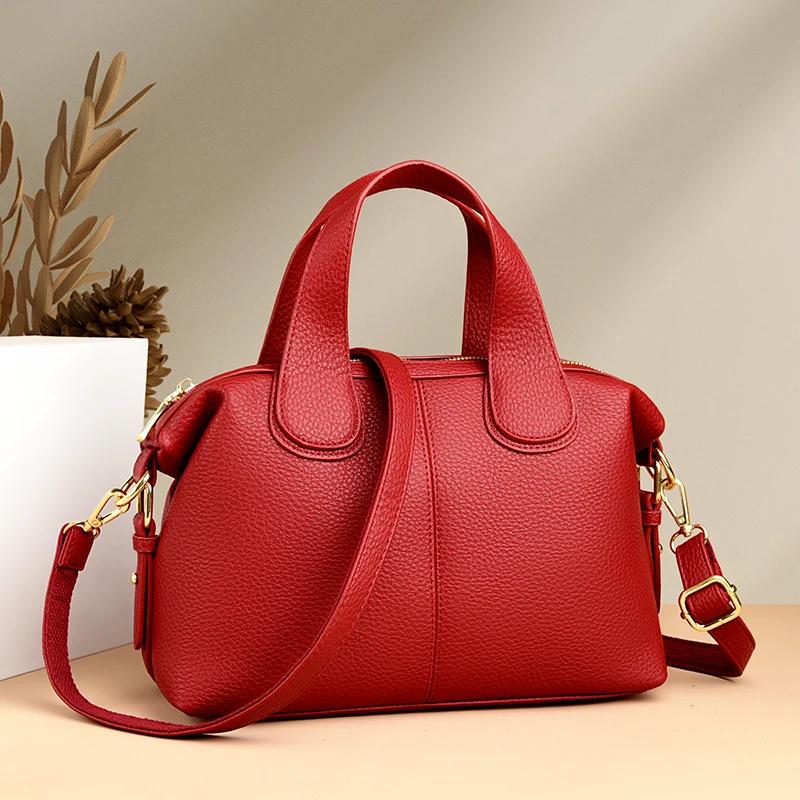 Luxury Leather Bag   Ladies Shoulder Bag  Crossbody Bag  High Quality  Brand  Women's Bags  Fashion Designer  New