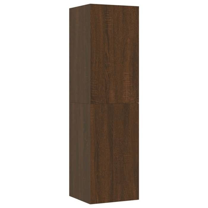VidaXL Wall-Mounted TV Cabinet Brown Oak 30.5x30x110 Cm 826680