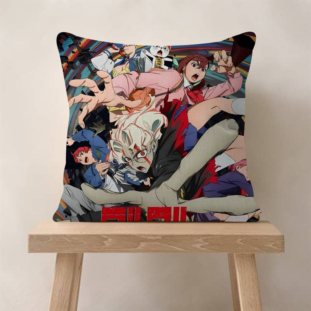Anime DDandadan Characters Pillow Gift Home Office Decoration Bedroom Sofa Car Cushion Cover Case 45x45
