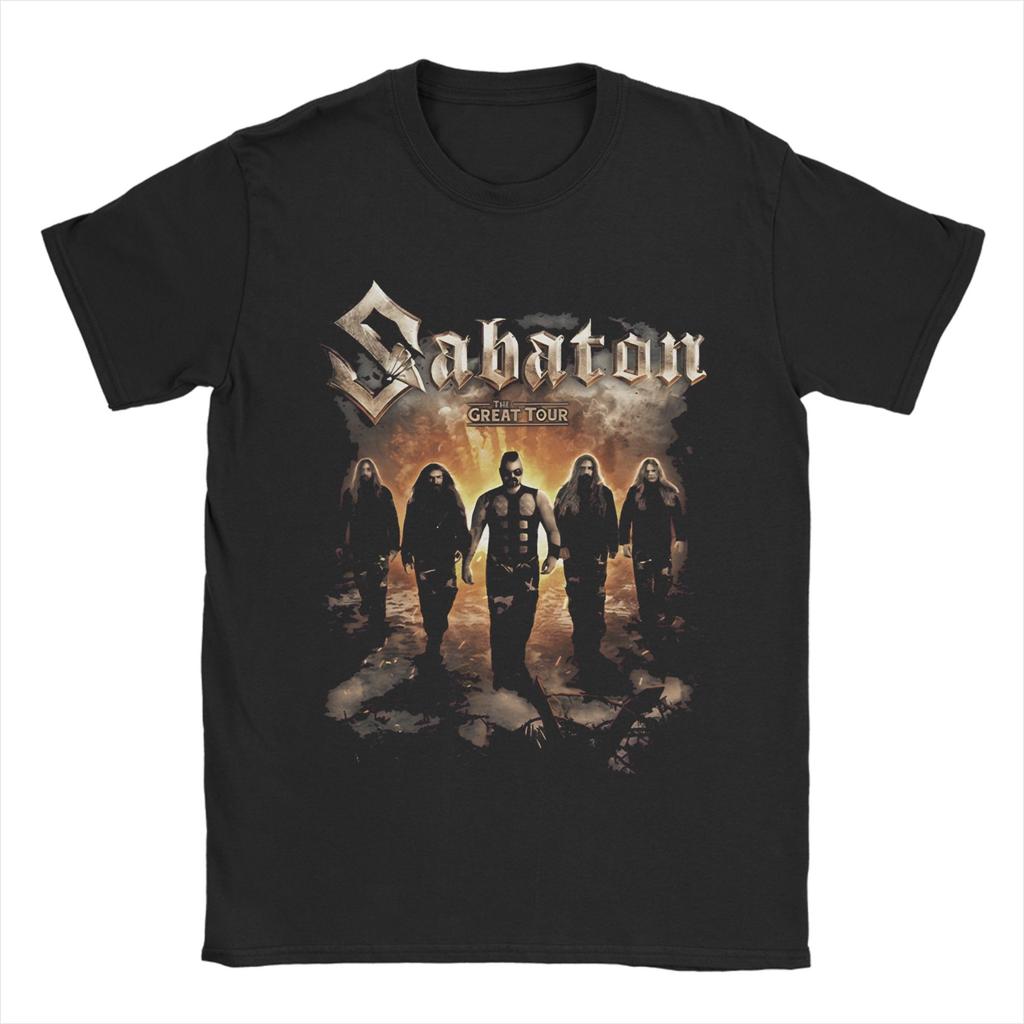 Sabatones Power Metal Band  Accessories Unisex T Shirts Pure Cotton Tee Graphic  T-shirt Clothing