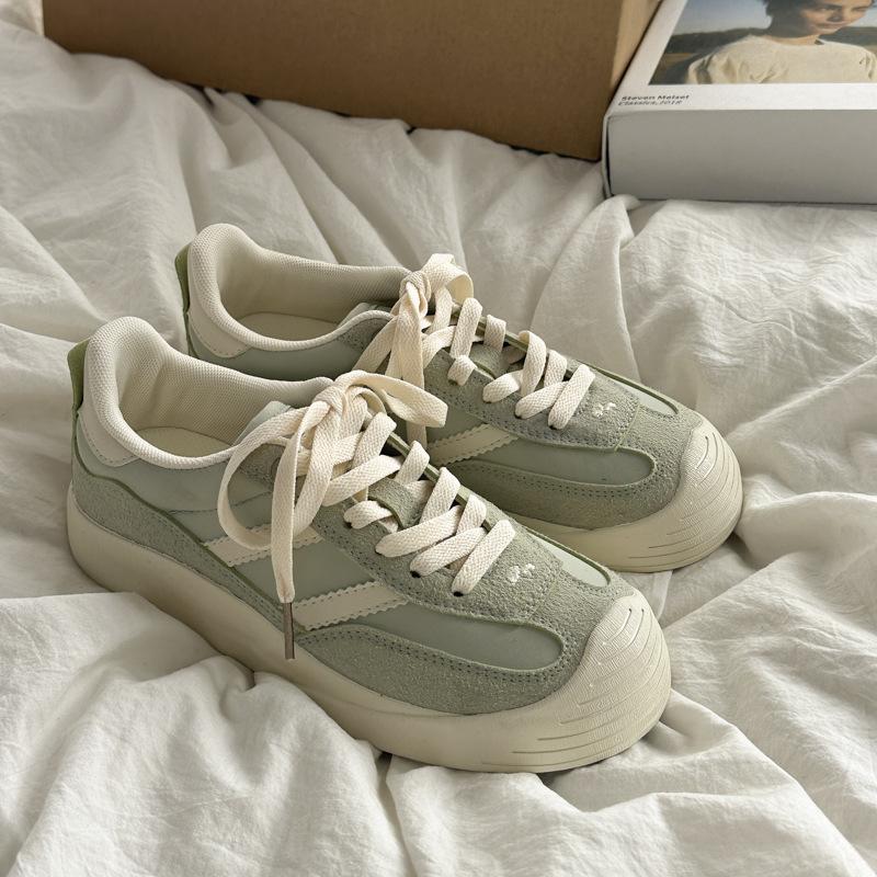 

Весенне-осенняя новая обувь Харадзюку на толстой подошве, ретро, нишевая, уродливо-милые маленькие белые туфли для женщин 40