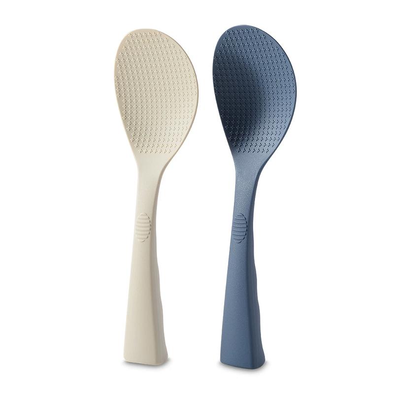 Standing Silicone Spoon Non-stick Cooking Spoon Anti-scalding Pot Rice High-temperature-resistant Spoon Durable Kitchen Gadgets
