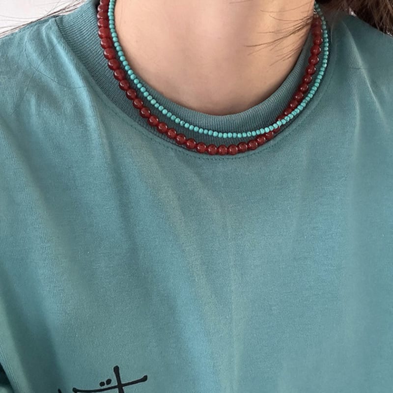 Mosxe [925silver] Turquoise Necklace