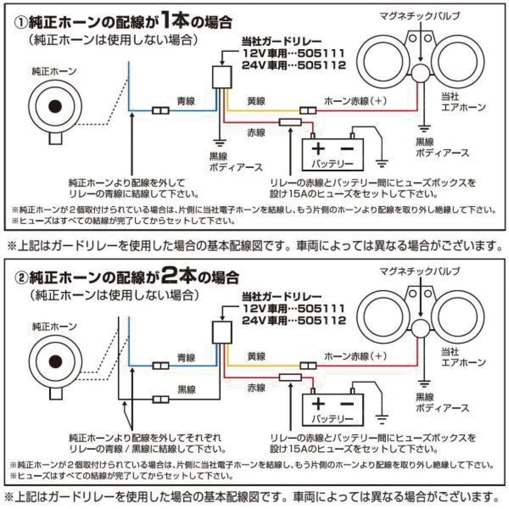 JET INOUE Yankee Horn 300mm Truck 505816 Y-102, Length, Horn, DC24V,