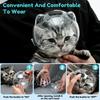 Cat Muzzle Anti-Bite Breathable Protective Space Hood Mask Cover Muzzle Helmet Cat Grooming Transparent Space Hood Pets Supplies