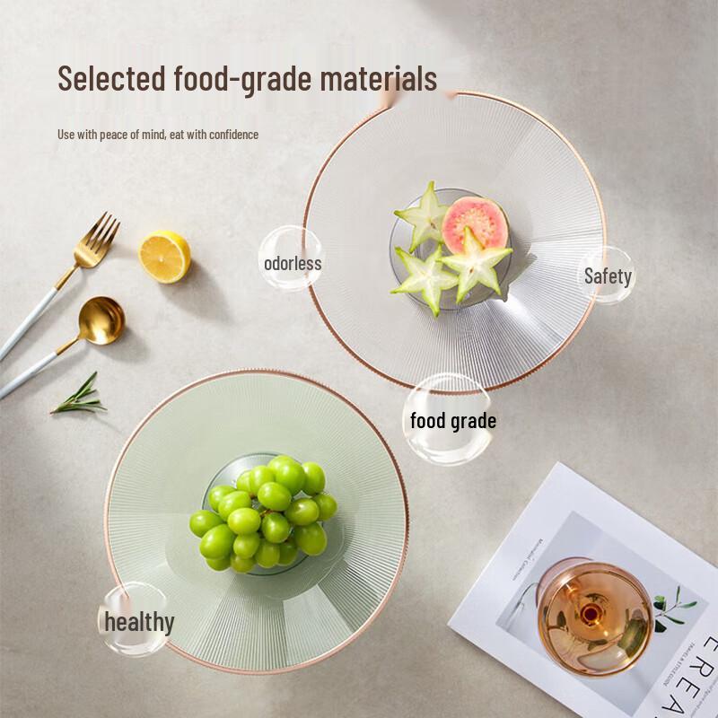 Light Luxury Draining Fruit and Snack Plate