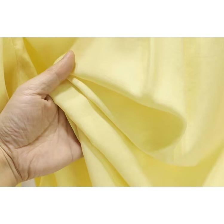 Korean Style Loose Casual Long Sleeve Shirt Pure Color Mid Length Flowy Blouse