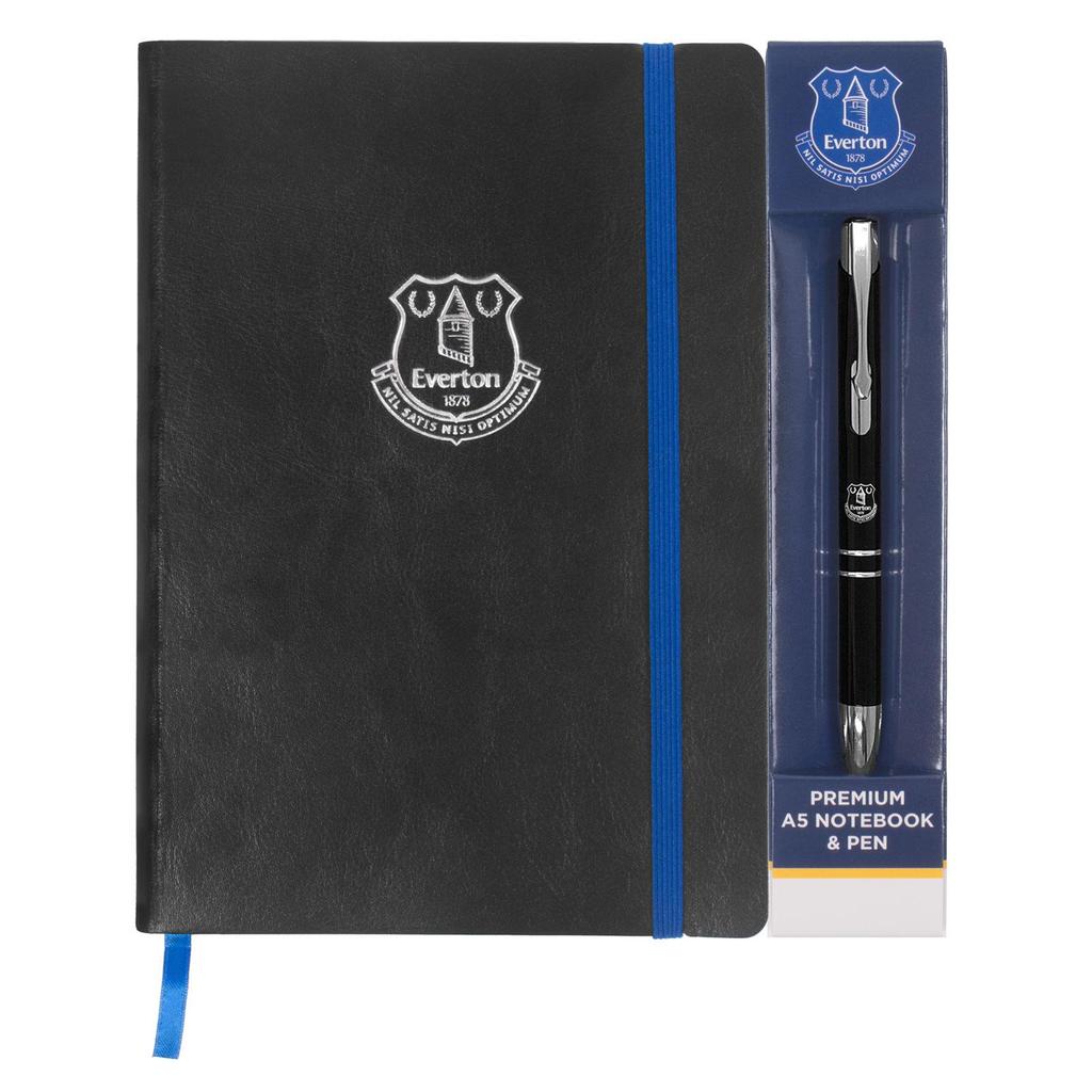Everton FC Crest A5 Notebook & Pen