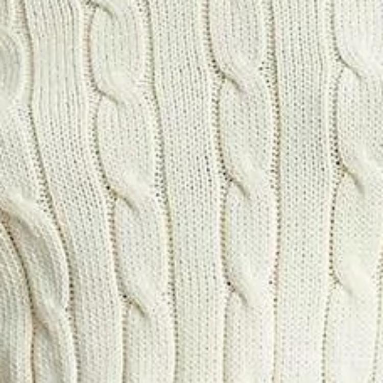 Polo Ralph Lauren SS23 Logo Embroidered V-Neck Solid Color Pullover Slim Knit Sweater Women sweater Off-White WMPOSWENC020658-101