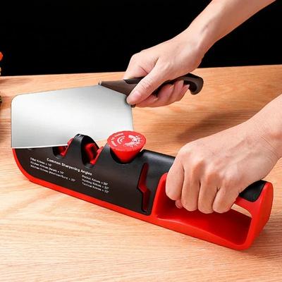 Küche Spitzer Werkzeug Winkel Einstellbar 4 Bühne Messer Spitzer Professionelle Messer Schere Schärfen Grinder Messer Schleifstein