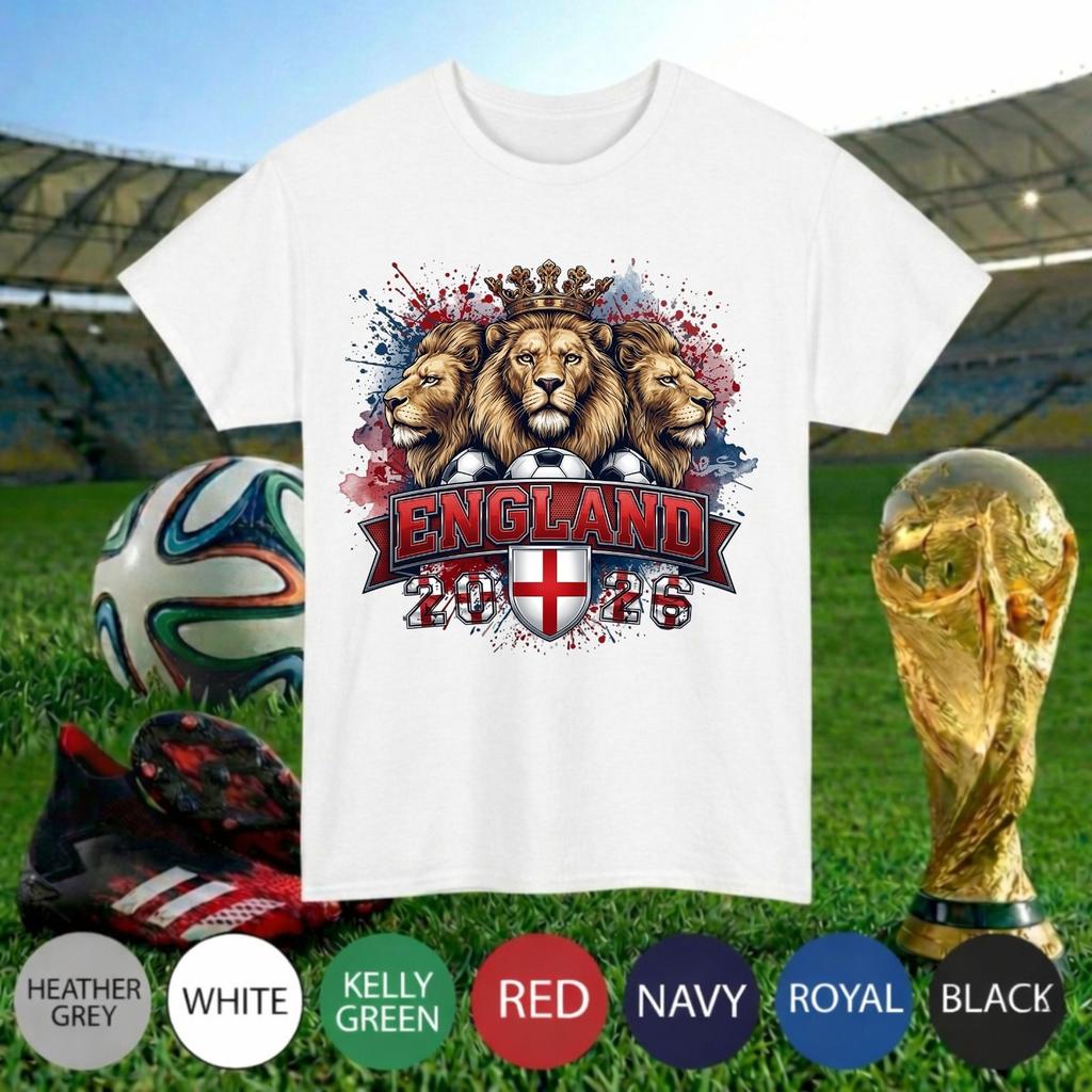 England 2026 Tshirt Tournament 2026 Shirt Sports Lover Gift for Unisex Tee