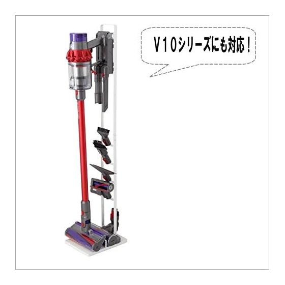 Cordless Cleaner Stand Black Tower Cordless Cleaner Stand Vacuum Cleaner Storage Stylish Yamazaki Jitsugyo