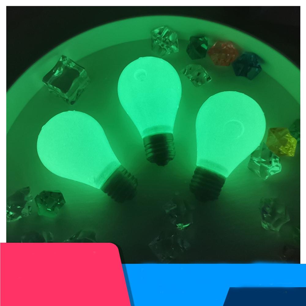 1pc Luminous Bulb Maltose Soft Pinch Relieves Office Stress Tension Decompression Slow Rebound Fidget Decoration Daily Vent Toy.