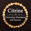 Handgefertigtes Citrin Naturstein Armband 6mm Perlen Perlenarmband für Paare passend