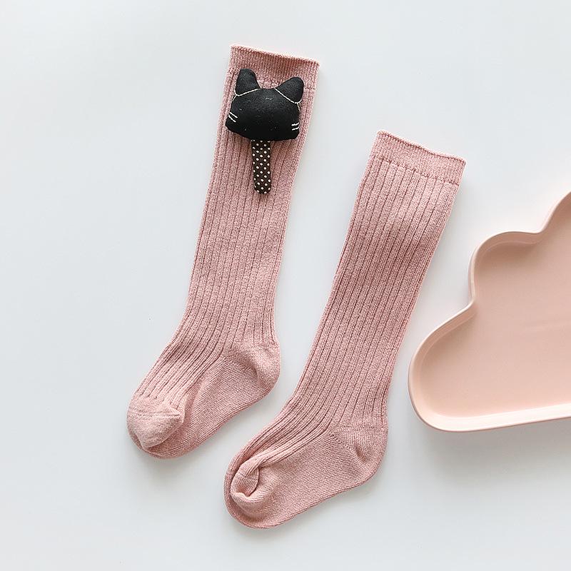 Knee Socks For Girls Cotton Fashion Knee High Socks Girl Unisex Cartoon Socks For Boys Baby Clothes Accessories