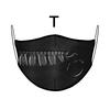 12Colors Fashion Mouth-muffle Reusable Mask 3D Printed Halloween Sports Environmental Outdoor