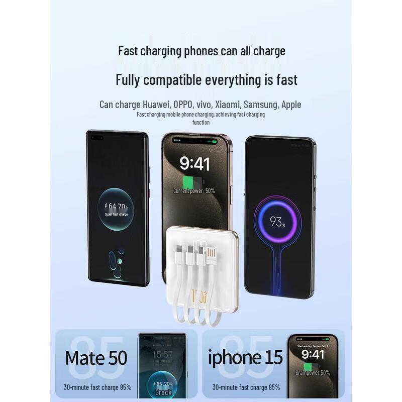 HANDUNYOU 30000mAh 40W Super Fast Charging Power Bank