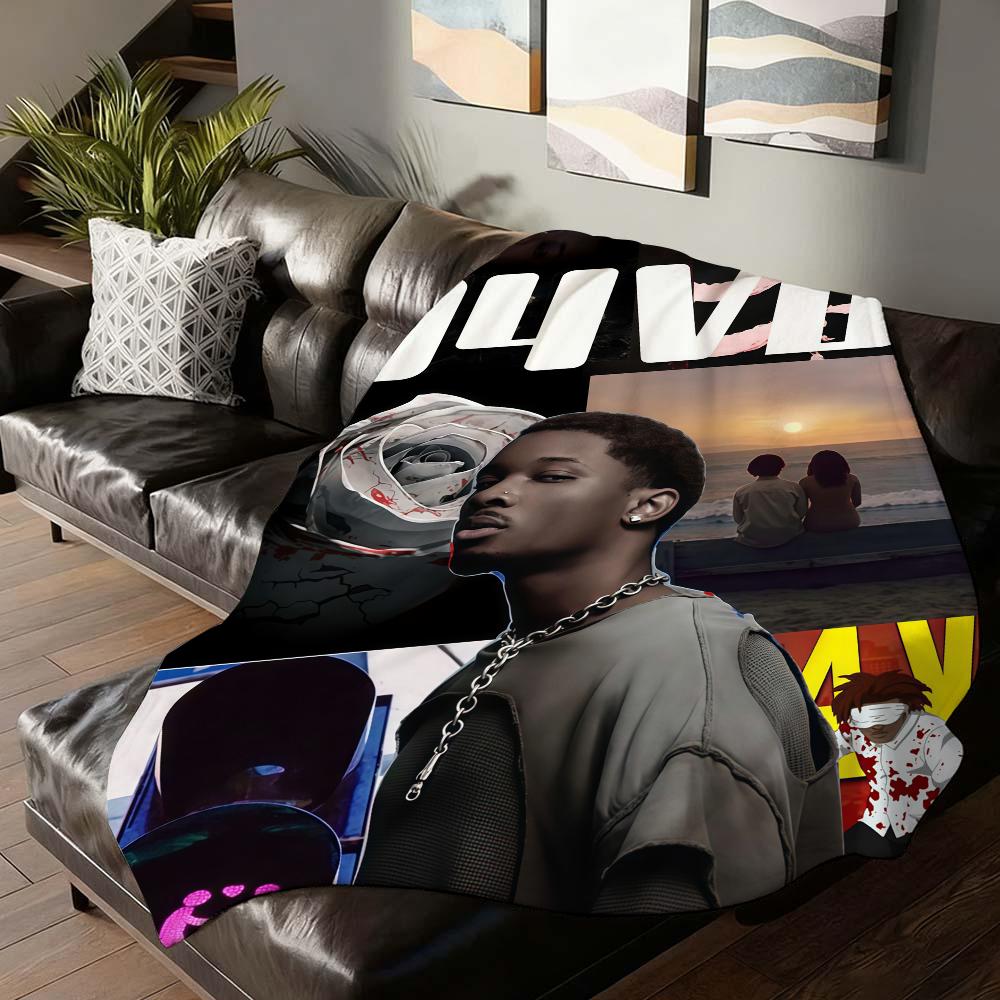American singer D4vd Blanket For Sofa Office Bed Plane Travel Sleep Read Relax Camping Soft And Warm