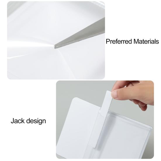 Magnetische Aufbewahrungstasche, transparent, ohne Bohren, abnehmbar, robust, Kühlschrank, Mikrowelle, seitlicher Aufbewahrungsbehälter, Organizer, Halter, Küchenbedarf